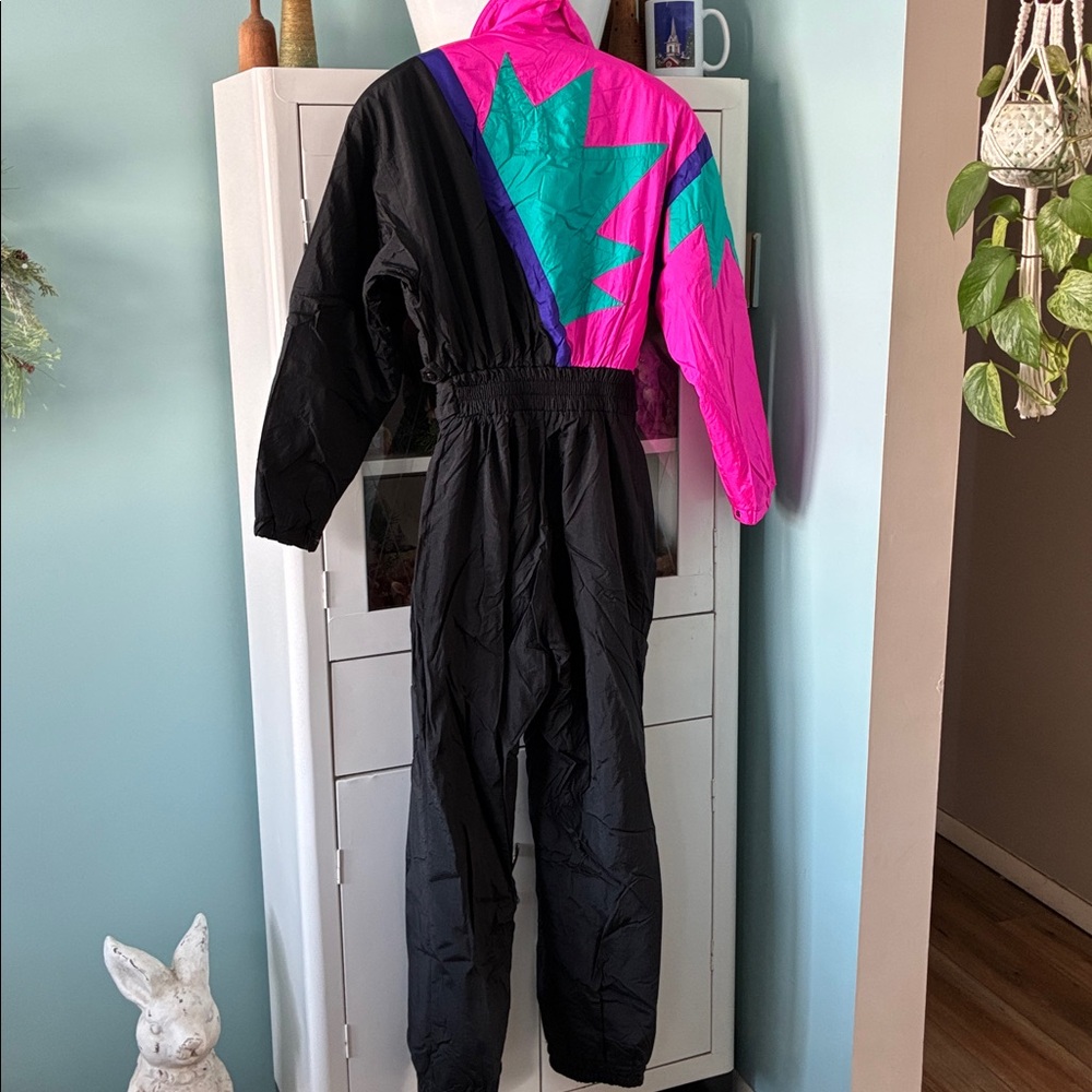 FERA Skiwear sz 10 Vintage Colorful Retro Ski Suit euc Jumpsuit 80’s - Picture 3 of 12